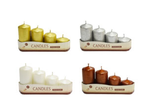 SVIJEĆA KAS 50110 MPZ SET 4/1 CRVENE NIJ