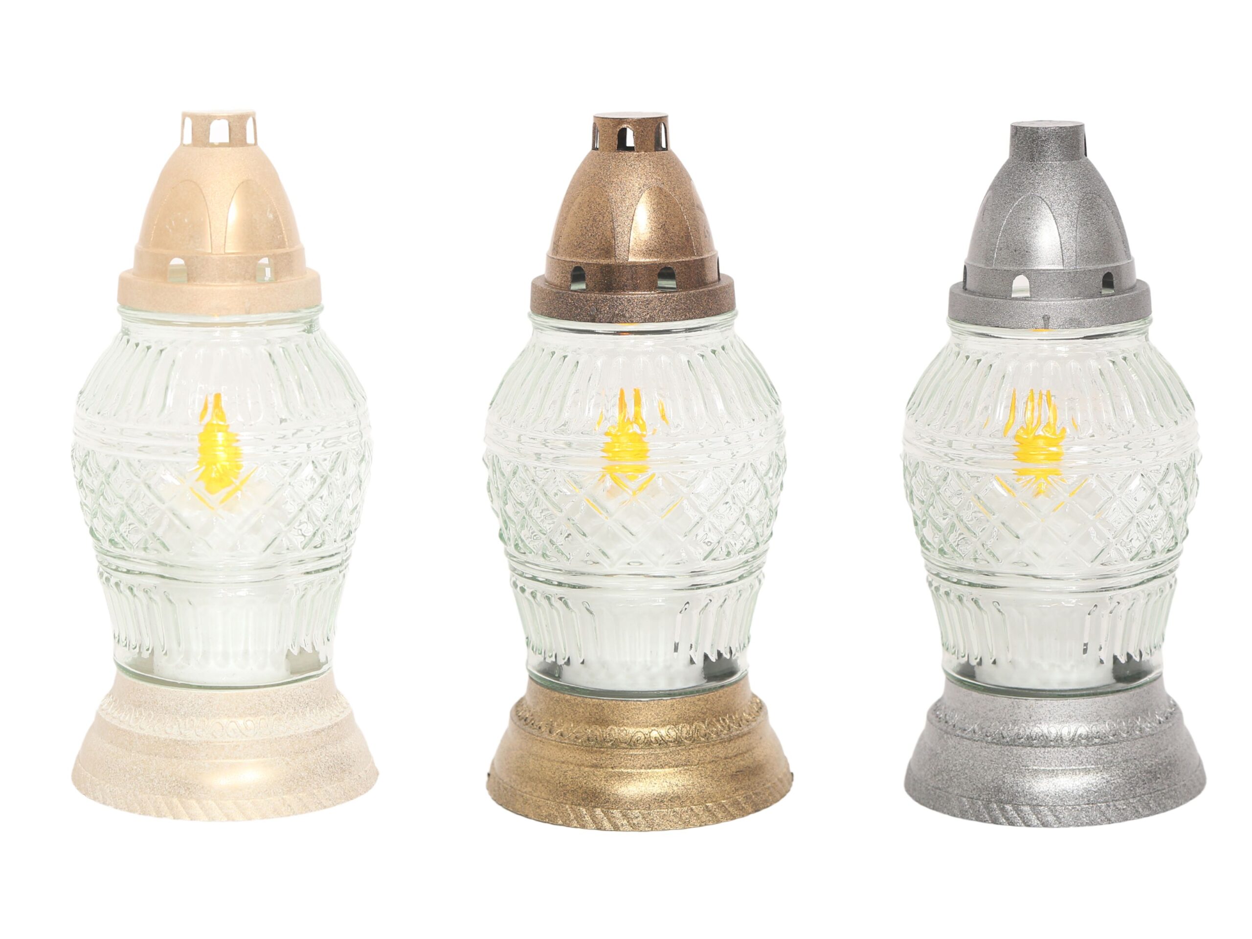 Stakleni LED lampion