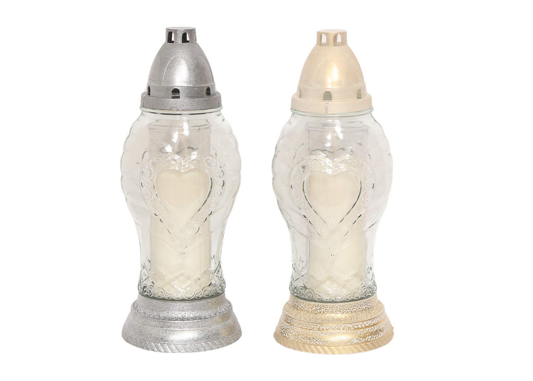 Stakleni lampion srce