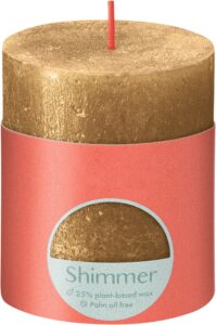 SVIJEĆA RUSTIC ZLATNA SHIMMER BIS 8068