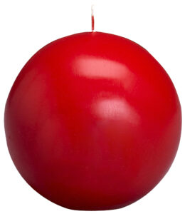 SVIJEĆA KUGLA CRVENA 70 MM BIS