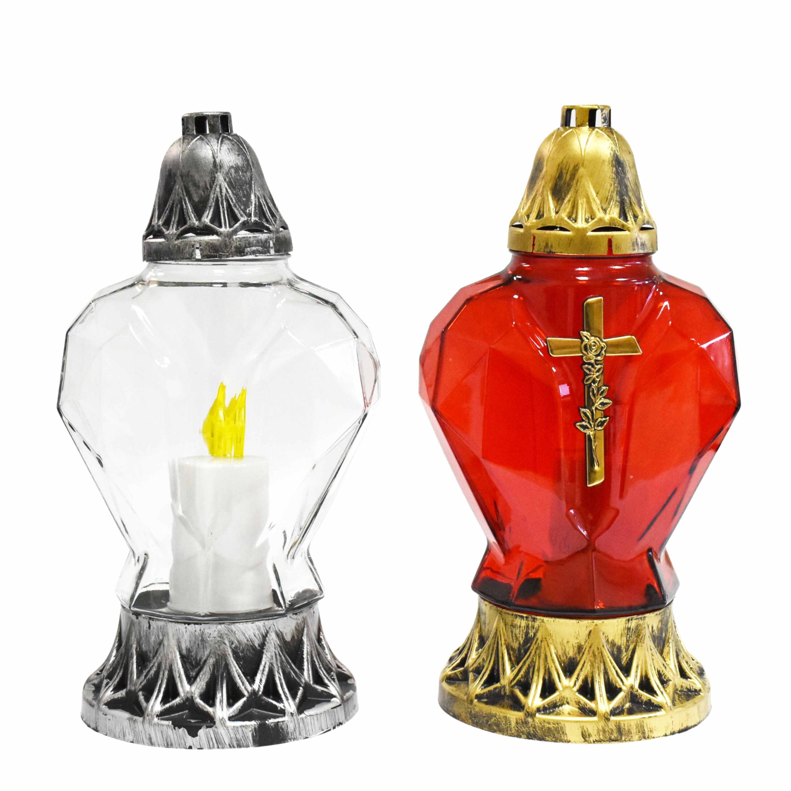 Stakleni LED lampion