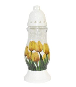 LAURA PLAMTY ZLTUL 15 STAKLENI LAMPION