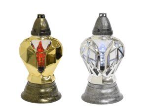 SMIRNA SRCE METALIC FL60 STAKLENI LAMPIO