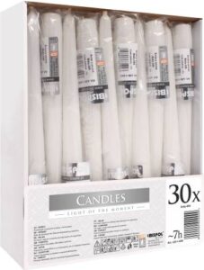 SVIJEĆA KONUS 245-30PCK BIJELA