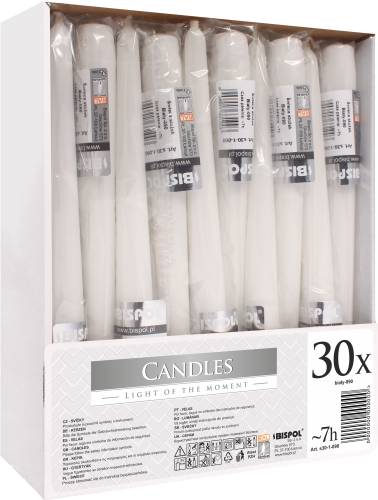 SVIJEĆA KONUS 245-30PCK BIJELA