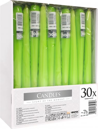 SVIJEĆA KONUS 245-30PCK SV.ZELENA