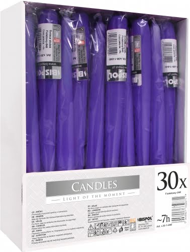 SVIJEĆA KONUS 245-30PCK LAVANDA LILA