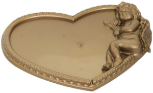 DECO POSTOLJE SRCE MARIA/ANĐEO CRNO/ZL.