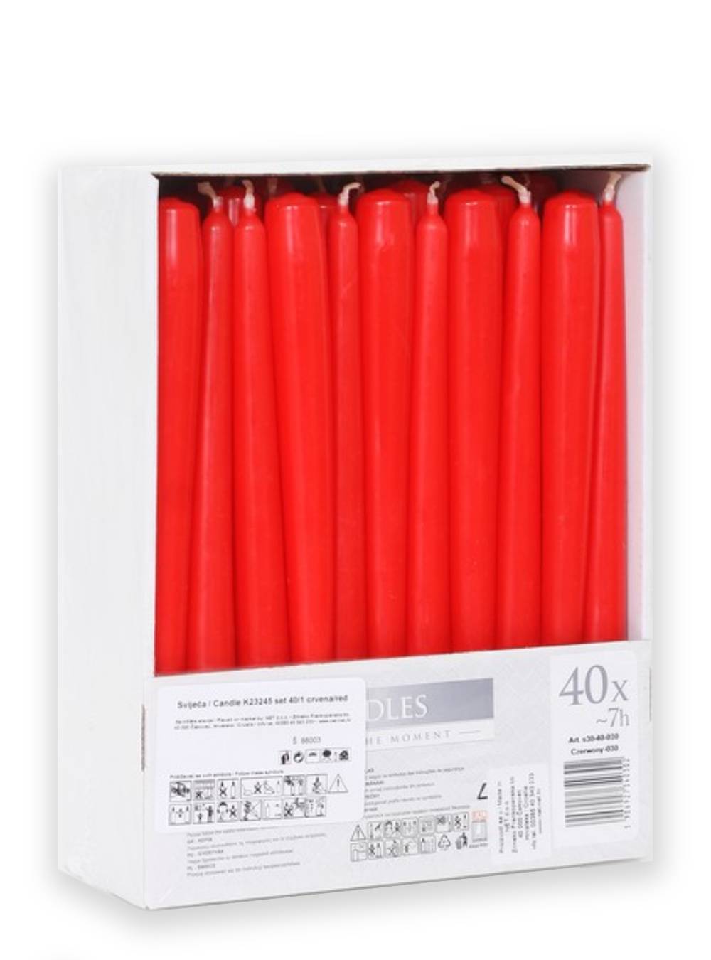 SVIJEĆA KONUS K23245 40/1 CRVENA