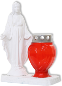 STATUA SANMARIA BIJELA SRCE LAMPION