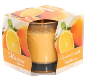 MIRISNA SVIJEĆA RPZIP NARANČA STAKLENKA